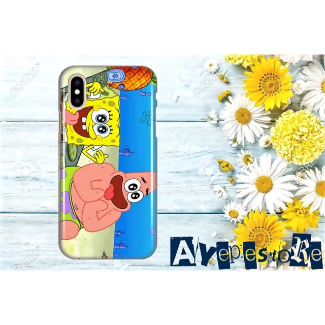 CASE IPHONE SPONGEBOB PATRICK LUCU MURAH