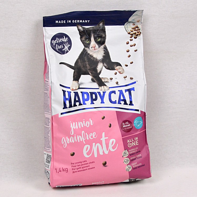 HAPPYCAT Makanan Anakan Kucing Junior Duck Ente 1.4kg