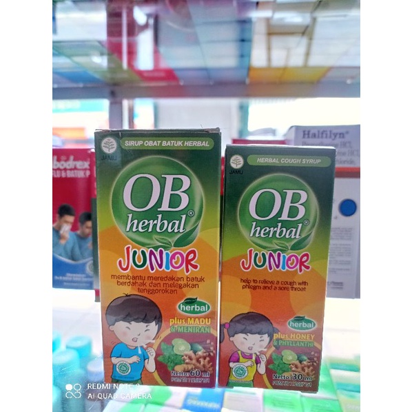 

OB Herbal Junior Sirup Cair 30ml / 60ml - Obat Batuk Anak