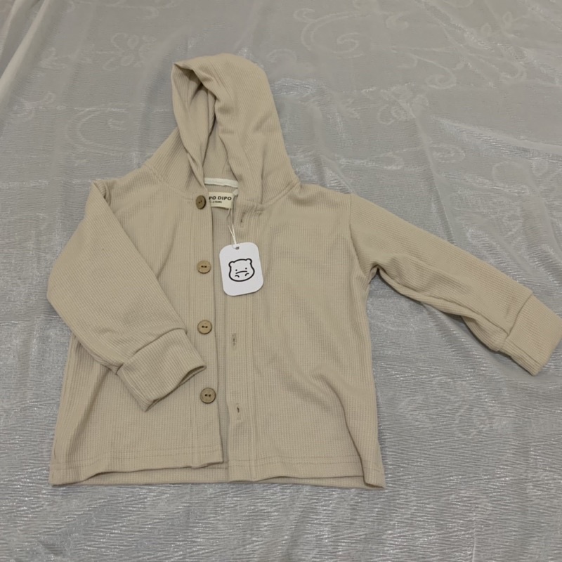 Cardigan/Jaket Anak Murah Baru Jade Kids Waffle Hoodie Sweater by HypoDipo