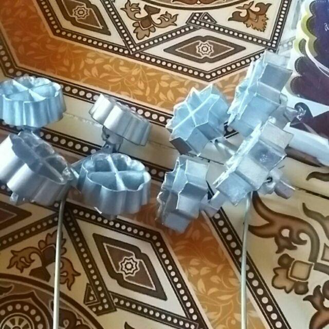Paket Campur Cetakan Kue Kembang Goyang Gandeng 4cm