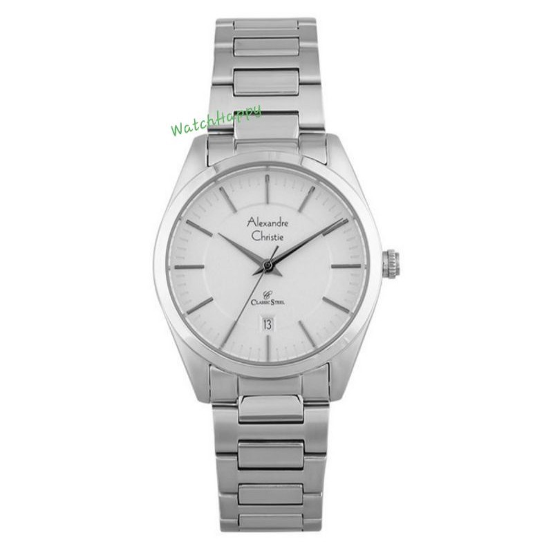 WatchHappy Alexandre Christie AC 8579 LD AC8579 LD 8579 LD Ladies Classic Watch Dial White Original