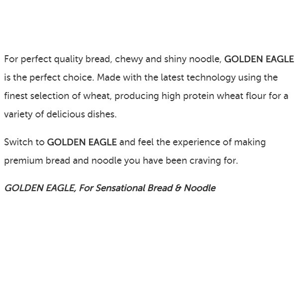 

cs01477 Golden Eagle Tepung Terigu Untuk Roti & Mie 1 Kg Da01D100