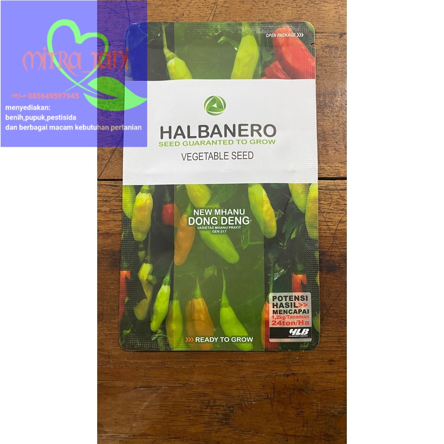 Benih Cabe Rawit Tipe Menggantung New Mhanu DONG DENG isi 10gr dari HALBANERO