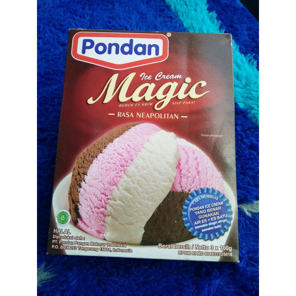 Baham Es Krim Siap Saji Bubuk Es Krim Instan Magic Ice Cream Shopee Indonesia