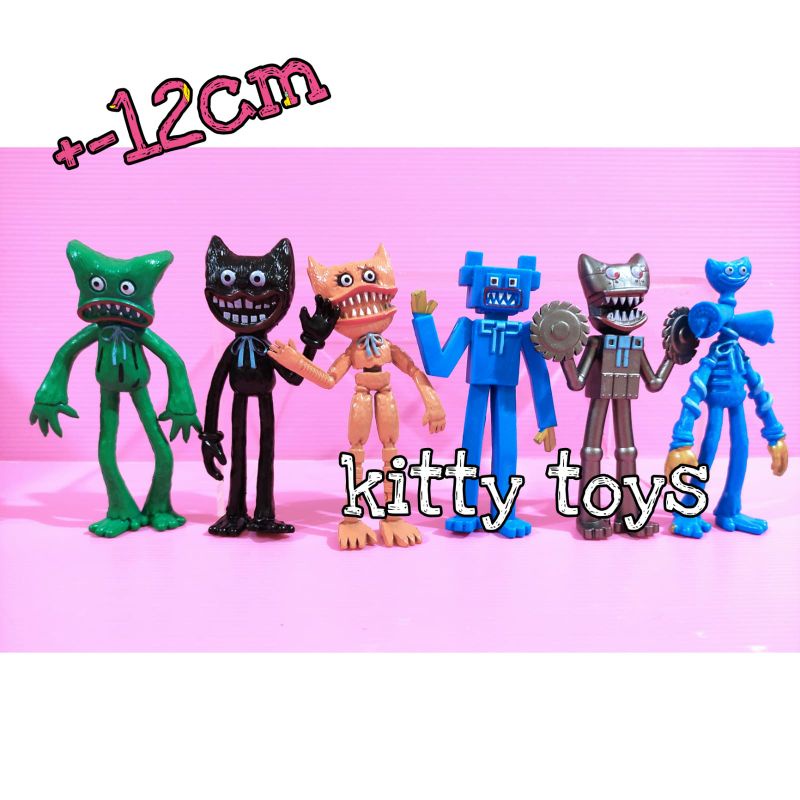 figure monster huggy wuggy kissy missy poppy playtime set