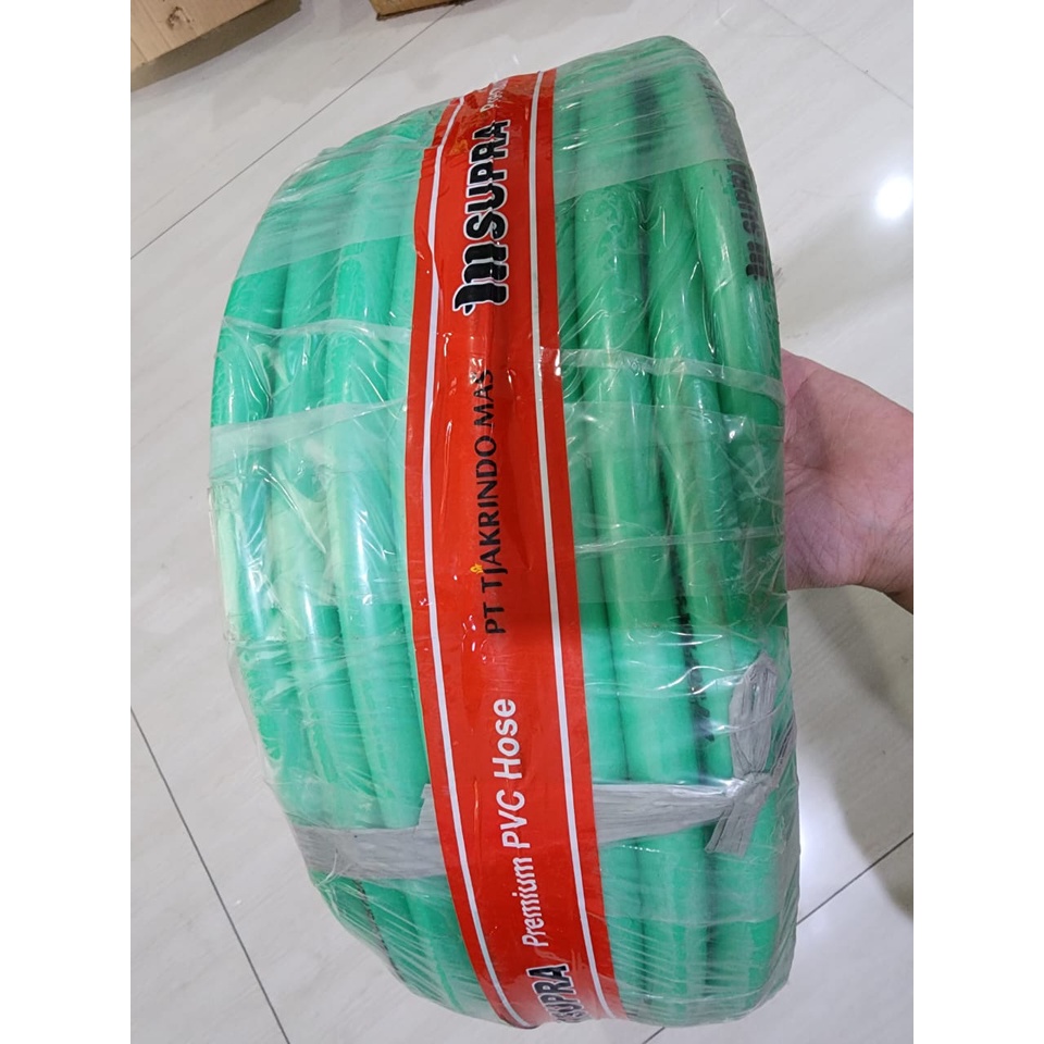 Selang SUPERFLEX 5/8 inch 50 meter / Premium PVC Hose Superflex 50M / Selang PVC premium / Selang PVC tebal / Selang sangat kuat lentur awet / Selang anti lipat / selang tebal / selang SUPRA