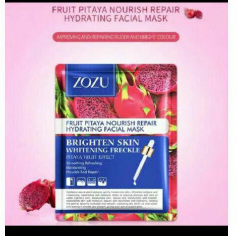 Zozu Fruit Extract Series |Serum Face Mask|Masker Buah|Masker Wajah|Masker Muka