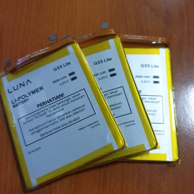 Baterai Luna G55 Lite