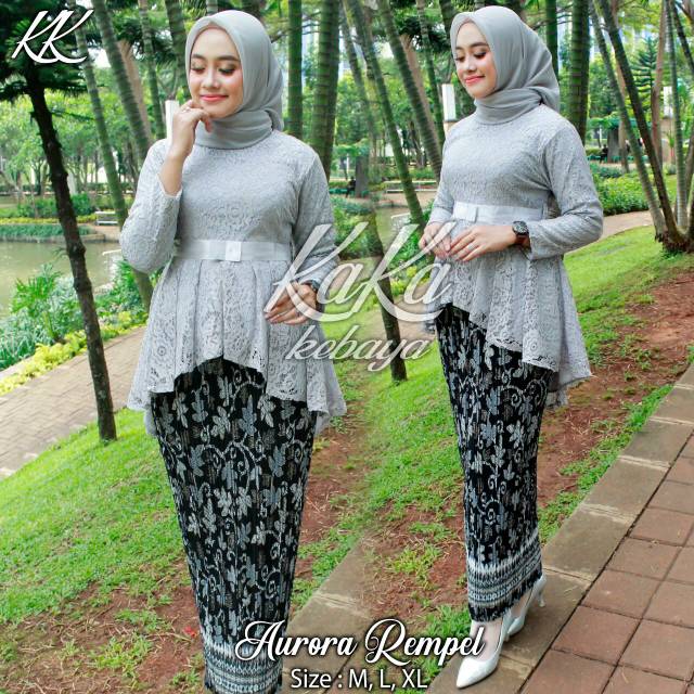 KEBAYA BRUKAT/KEBAYA KURUNG TUNIK GLITER TUNIK BRUKAT KAKA KEBAYA