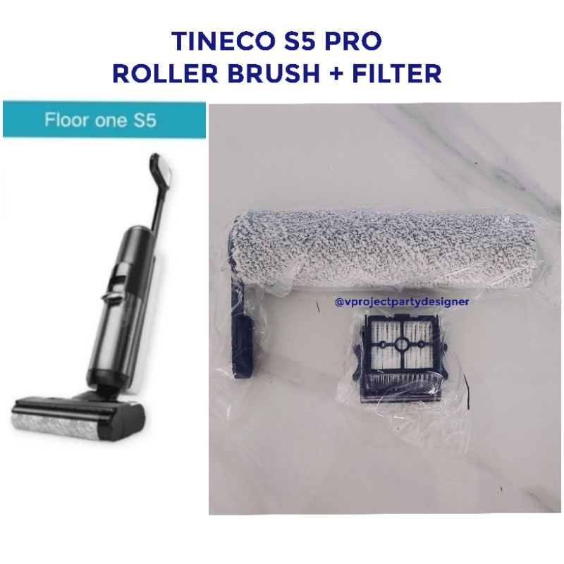 Tineco S5 Pro roller brush &amp; filter vacuum wet dry