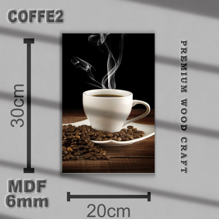 Poster Coffe Wall Decor - Hiasan Dinding Kopi - Dekorasi Dinding Rumah