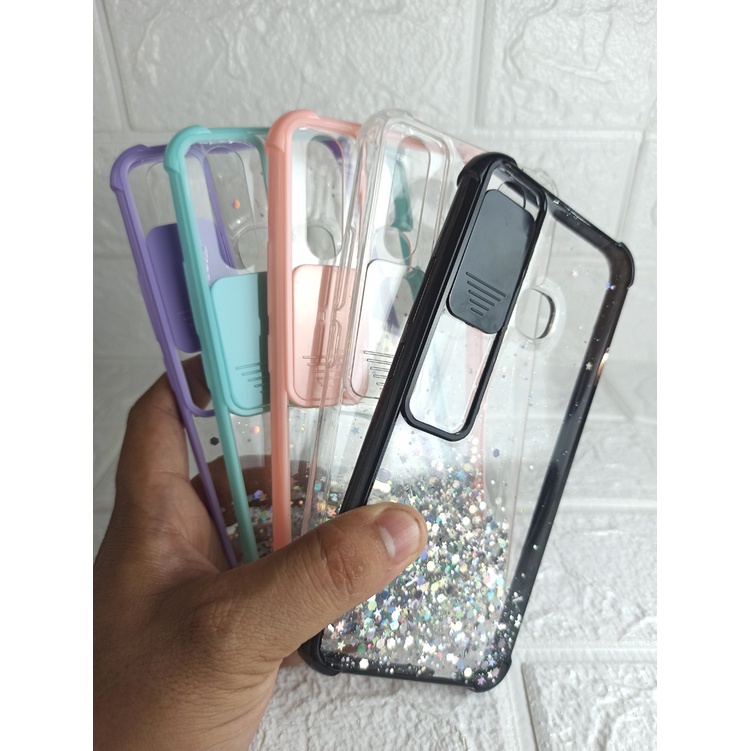 VIVO Y12/Y15/Y17/Y20/Y20i/Y51 2020 GLITTER CASE SLIDE KAMERA PROTECTION/Case Bling-Bling/Anti Crack