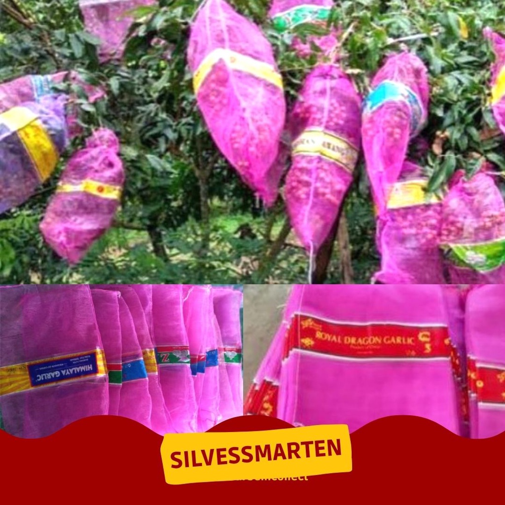 PAKET PALING HEMAT ✅[silvessmarten] brongsong kelengkeng/ Karung Bungkus Kelengkeng/ Brongsong Buah/