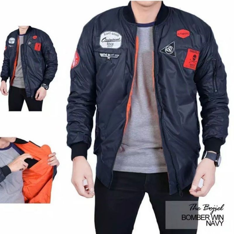 Jaket bomber pria / jaket bomber pilot / jaket bomber army military