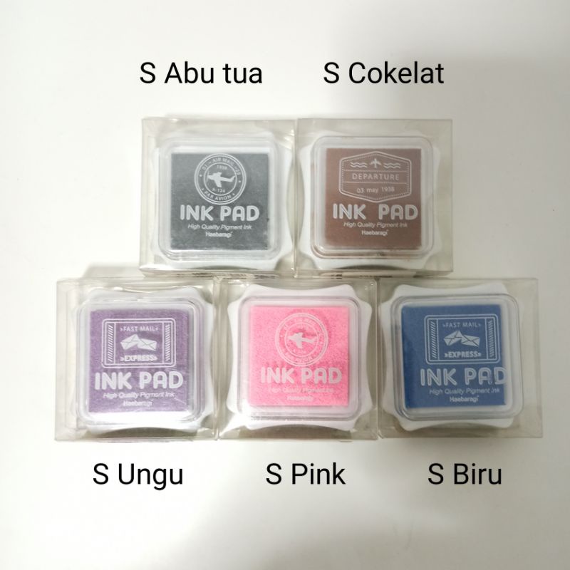 Aneka Ink Pad Bak Tinta Cap Stamp Pad Color