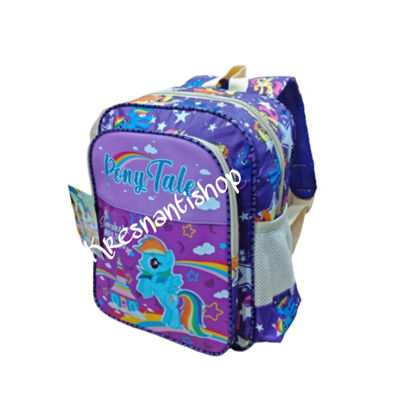 Tas ransel anak sekolah TK perempuan Little Pony by alto