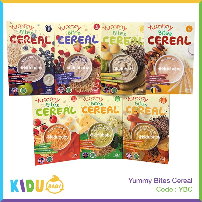 Yummy Bites Cereal Makanan Cereal Bayi dan Anak Kidu Baby