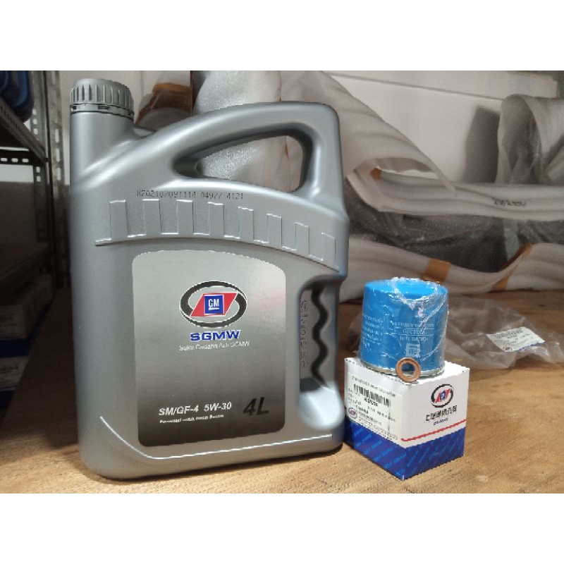 Paket Oli Mesin, Filter Oli, Seal Oli Tap Wuling Confero DB & Confero S