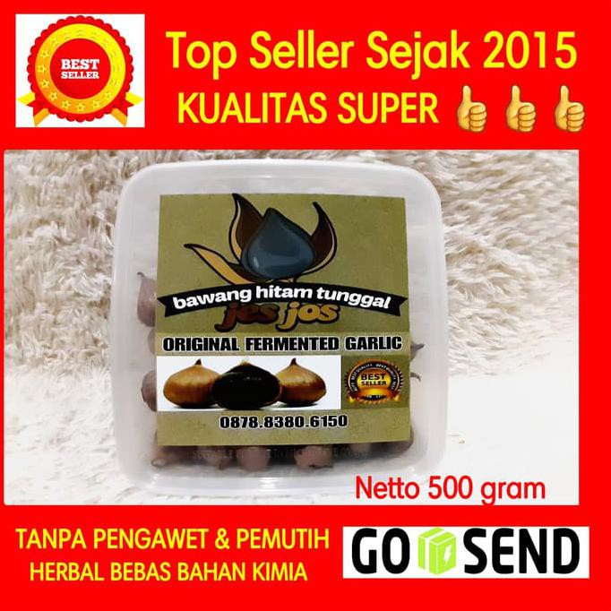 

Bawang Hitam Tunggal Lanang (Black Garlic) 500 Gram | By Khanza Store