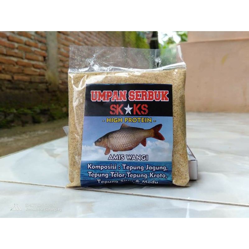 umpan serbuk JAGUNG SKKS beraroma gurih wangi