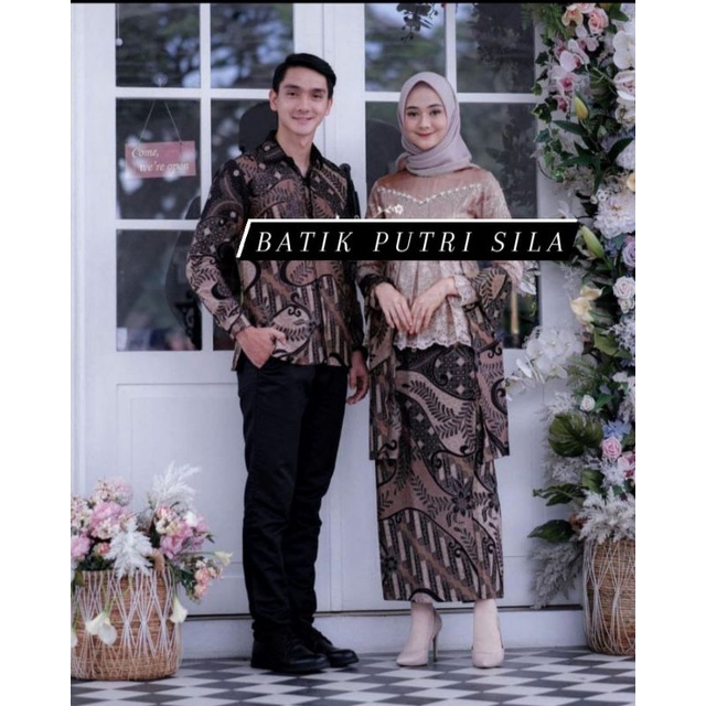 BATIK COUPLE KEBAYA MODERN/COUPLE AS_SYIFA/COUPLE KEBAYA KONDANGAN LAMARAN-KEBAYA WISUDA-COUPLE NUDE