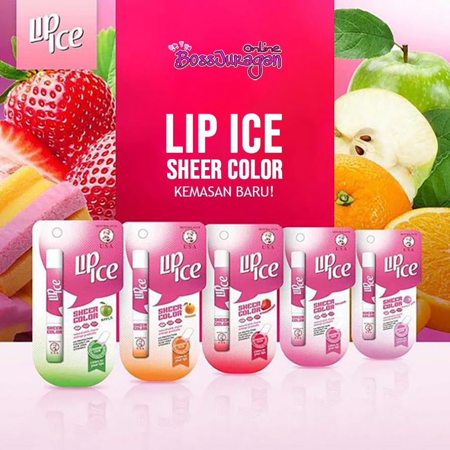 (BOSS) LIP ICE Sheer Color 2,2gr - Lip Balm Pelembab Bibir