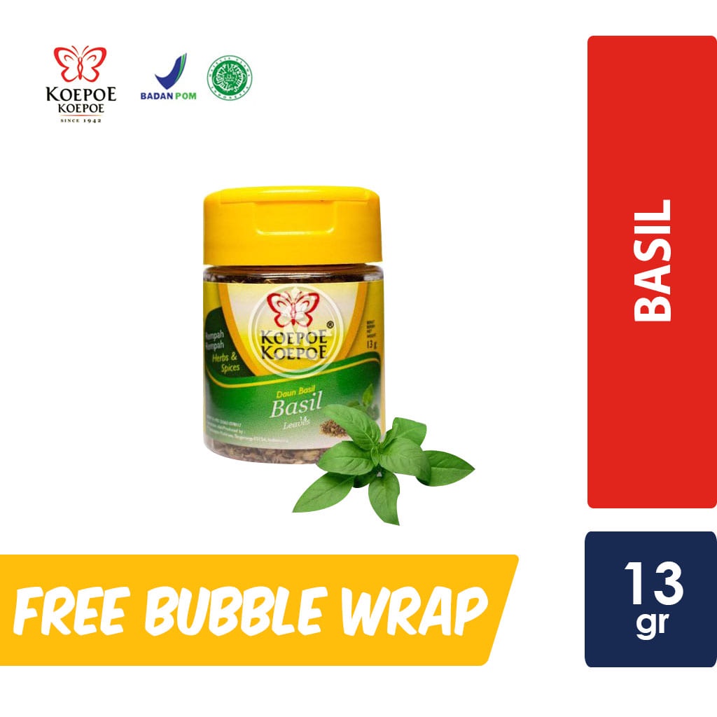 

Koepoe Daun Basil / Basil Leaves [13 gr]
