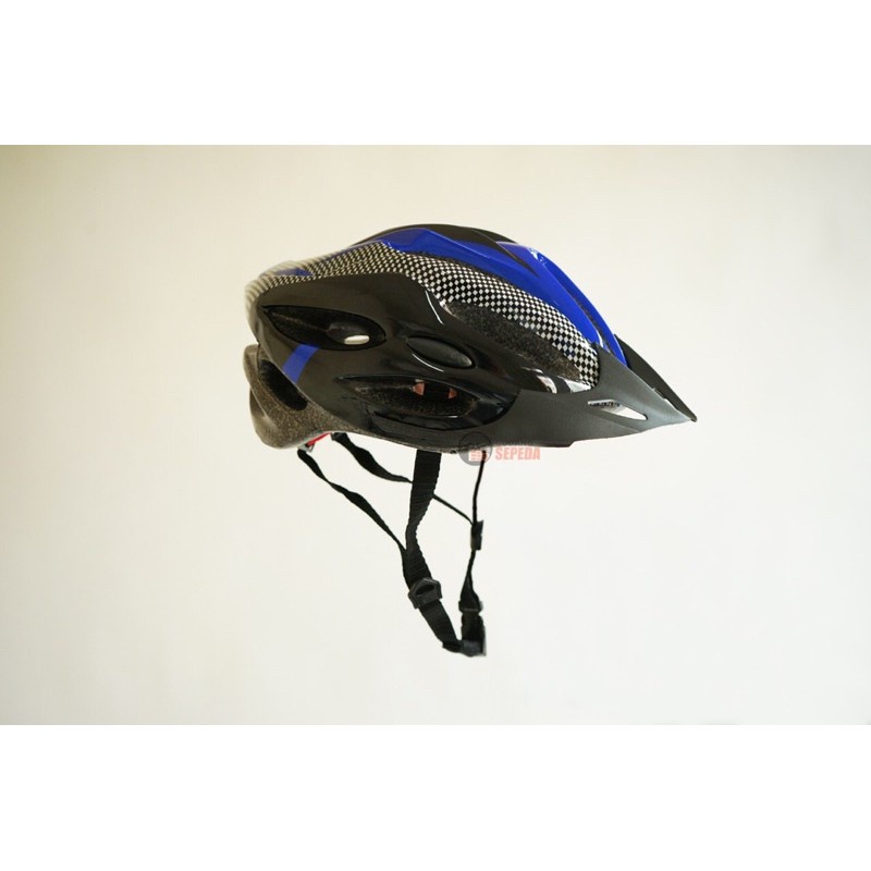 Helm Sepeda SNI cocok untuk MTB Lipat Roadbike BMX folding bike COD-Hitam Biru