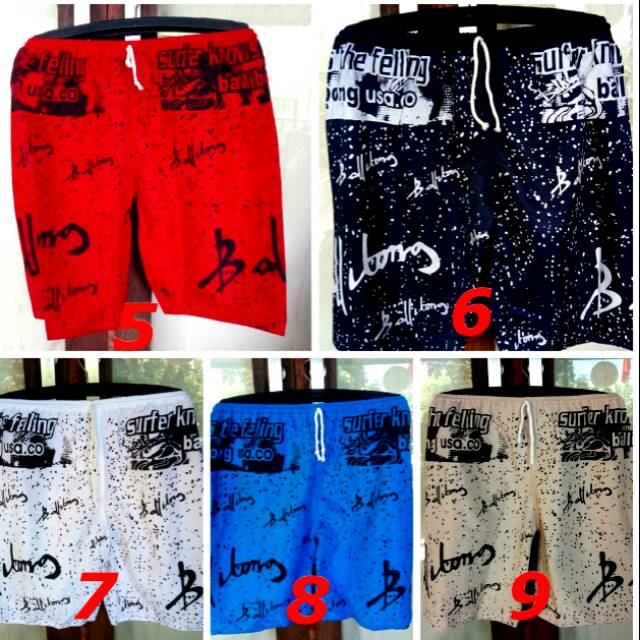 Celana Pantai Surfing Bali Bong