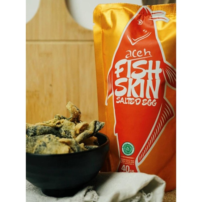 

SALTED EGG FISH SKIN - KULIT IKAN TELUR ASIN 40GR 2 VARIAN RASA