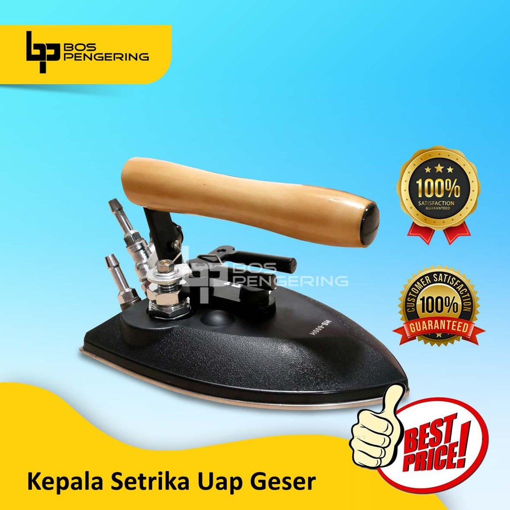 Kepala Setrika Uap Boiler Kepala Steamer Boiler  Model Geser