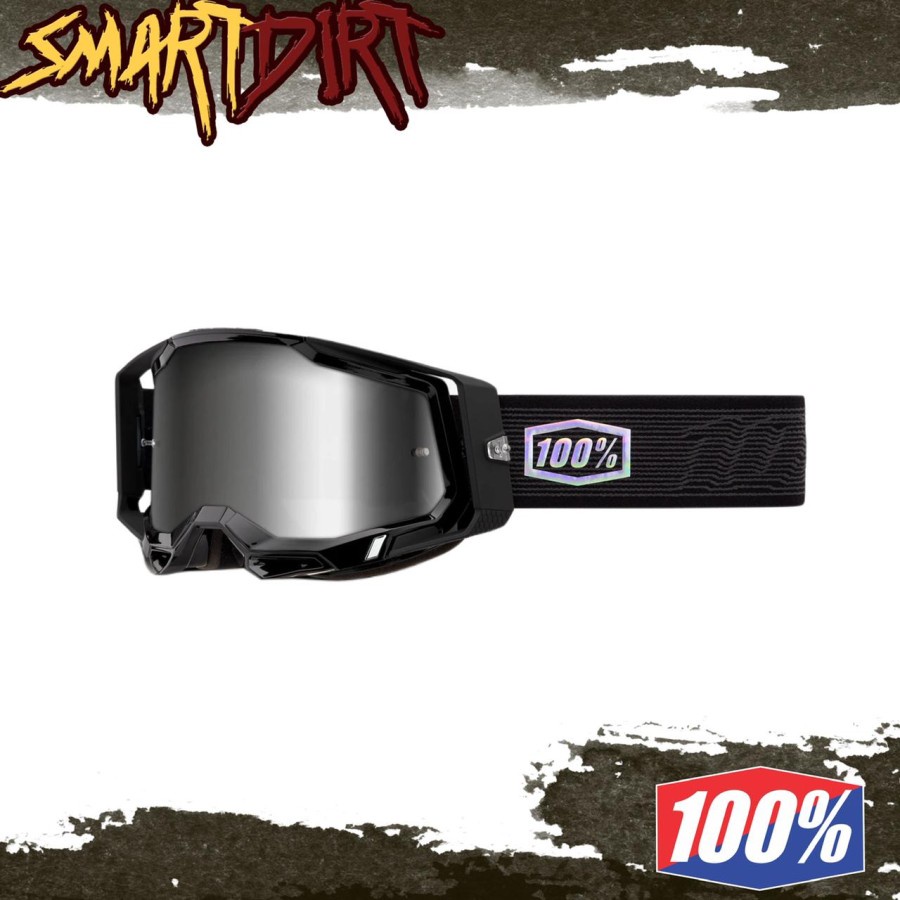 GOGGLE MTB 100% ACCURI 2 SCRANITION GOGGLE MOTOR 100& ACCURI 2 BLACK