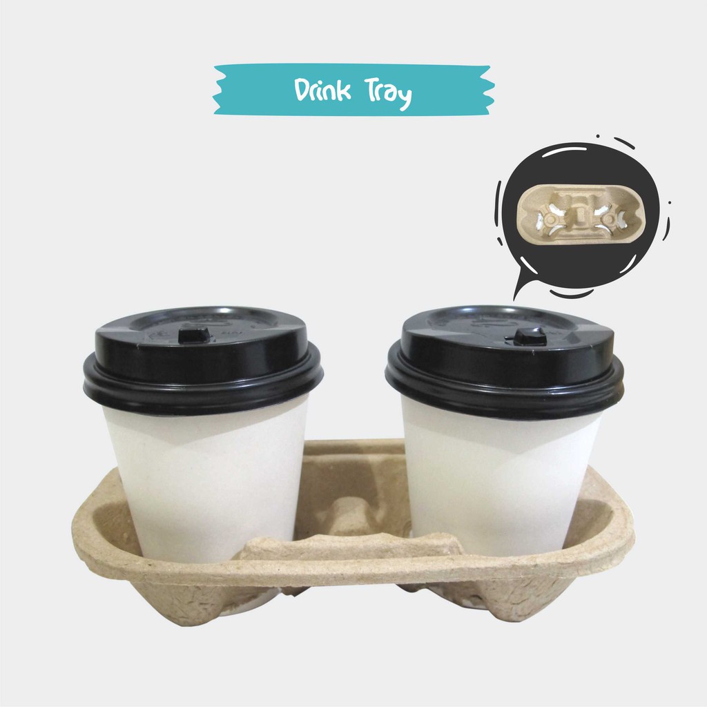 

DRINK TRAY ( 2CUP ) ( 1 IKAT 25PCS )