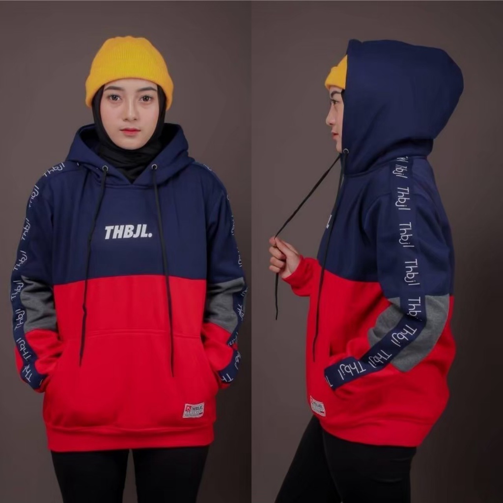 Hoodie Distro Thebojiel Kombinasi  Warna - Sweater Pria Wanita High Quality