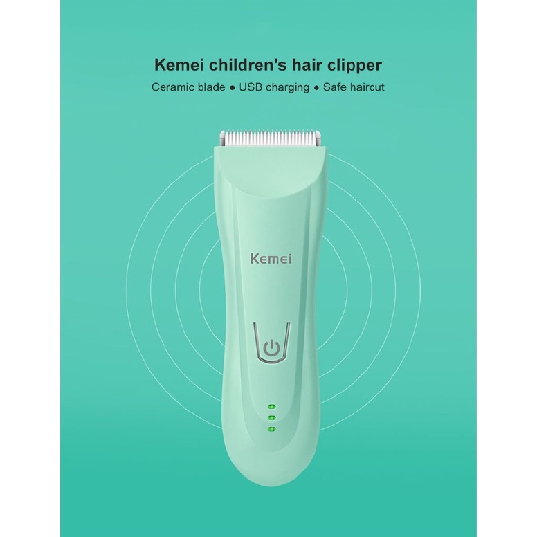 KEMEI KM-811 - Baby Hair Clipper - Alat Pencukur Rambut Elektrik Anak