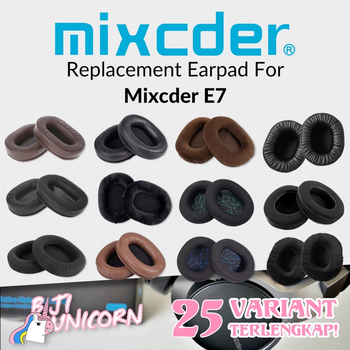 Earcup Earpad Ear Cushion Mixcder E7 Mixcder-E7 Busa Pad Foam Bantalan