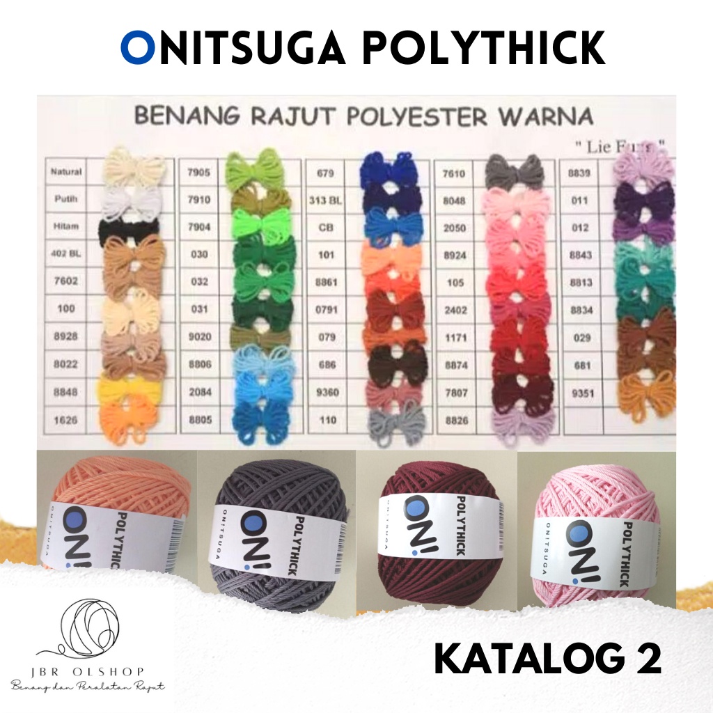 Benang Rajut Polythick Katalog II