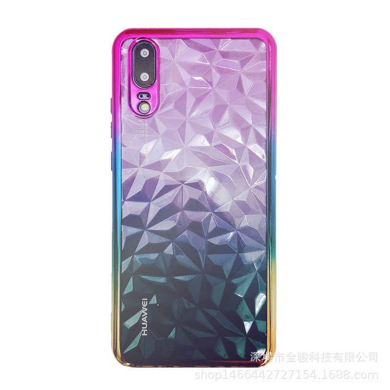 CASING IMPOR SAMSUNG A6+ 2018/A7 2018/A750/A83/J4 2018/J6 2018 Rainbow Diamond Shiny Soft Case WEIKA COD