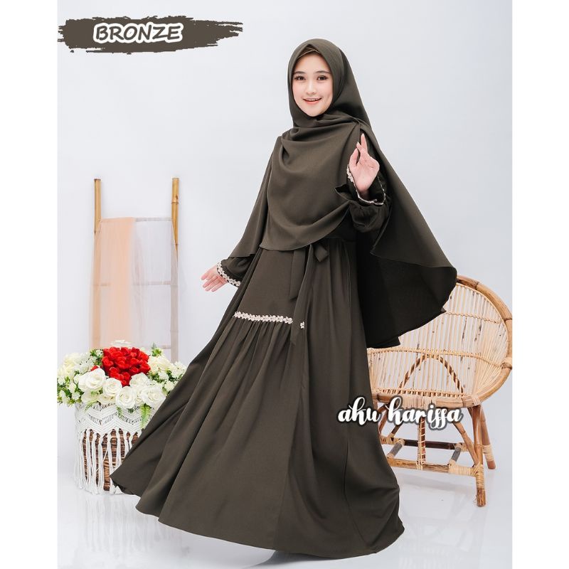 set gamis ity crepe by Aku Karissa | Set Hijab Yunisa | aku karisa | gamis ity | gamis murah