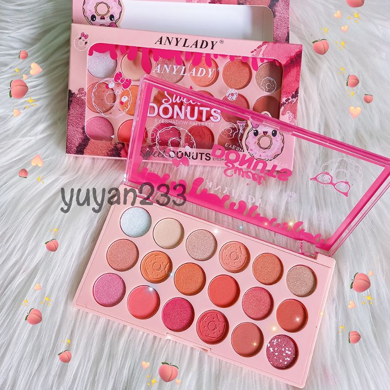 PROMO!!!EYESHADOW PALETTE SWEET DONUTS ANY LADY 734B