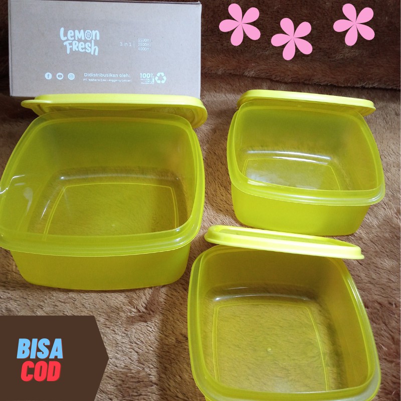 

Verywell - Lemon Fresh 25.5 x 25.5 x 14 Cm Yellow