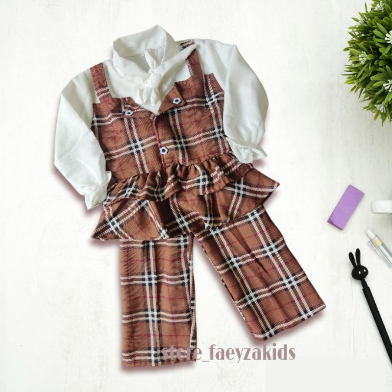 Baju Stelan Anak 9-12 thn (Stelan ANDIN) Setelan  baju Anak perempuan gaun anak