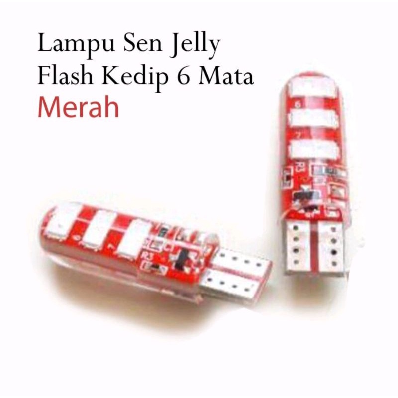 SEN JELLY FLASH 6 LED - SEN JELLY KEDIP 6 LED STROBO