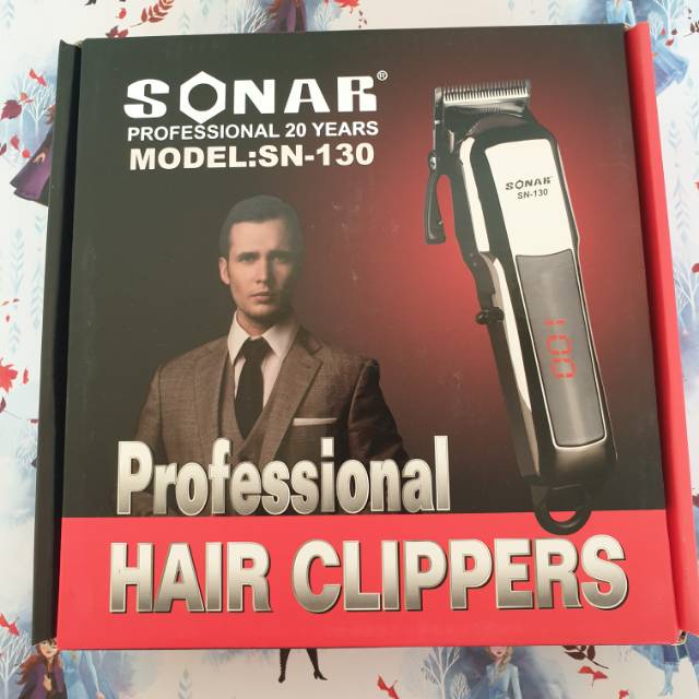 CUKUR RAMBUT LISTRIK SONAR SN 130 MODEL CAS  ALAT CUKUR ANAK DAN DEWASA  KHUSUS PRIA