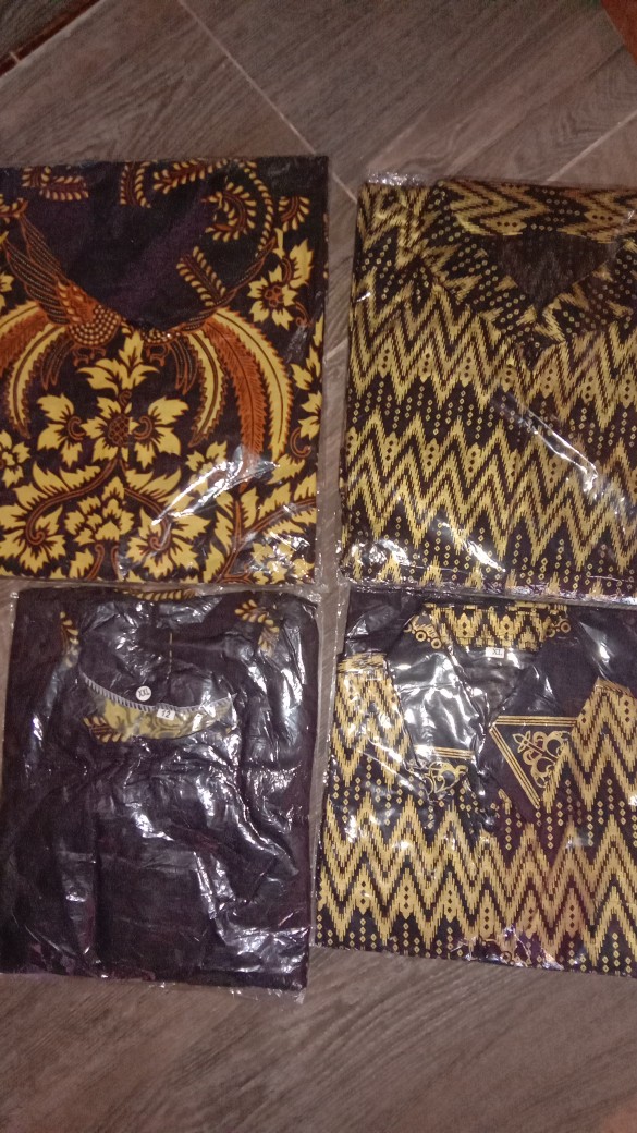 Batik Couple Keluarga Sania Ruffle Ori Ndoro Jowi Dnt Motif Wayang Prodo
