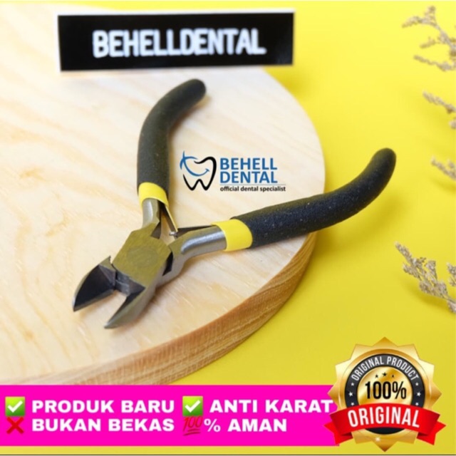 PREMIUM TANG POTONG KAWAT NITI BEHEL MINI/ PEMOTONG WIRE BRACKET ANTI KARAT/ DISTAL CUT BEHELLDENTAL