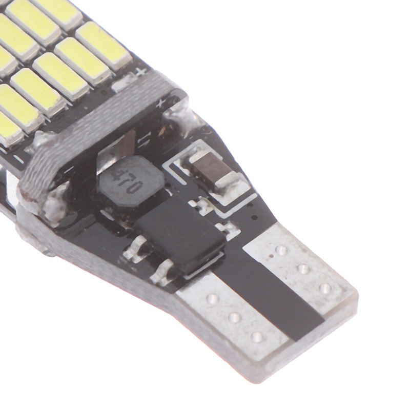 10pcs Lampu LED T15 W16W 6000K 45 SMD 4014 Untuk Belakang Mobil