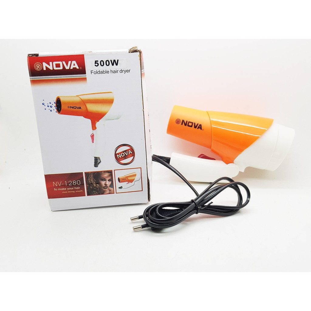 Hair Dryer lipat Merk NOVA NV-1280 / pengering rambut