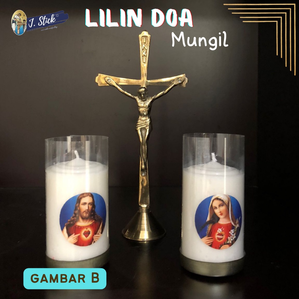 LILIN DOA, ukuran mungil  (sepasang)